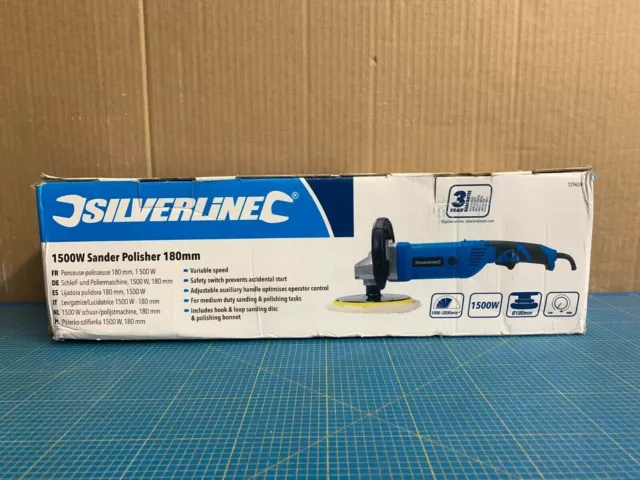 Silverline Tools 180mm Polier Schleifmaschine (129659) UR