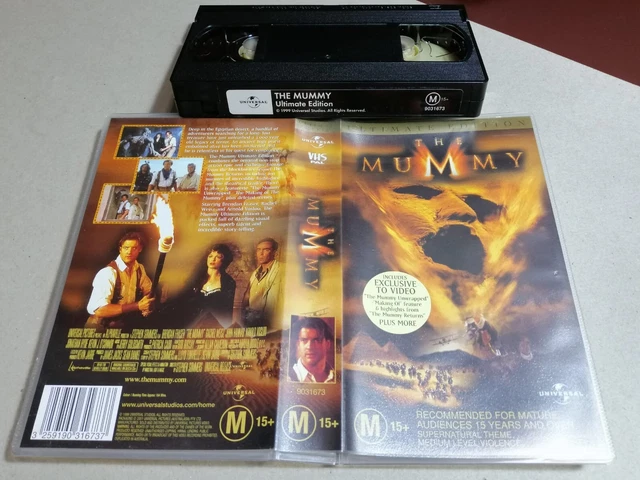THE MUMMY: BRENDAN Fraser, Rachel Weisz 1999 Universal Pictures VHS ...