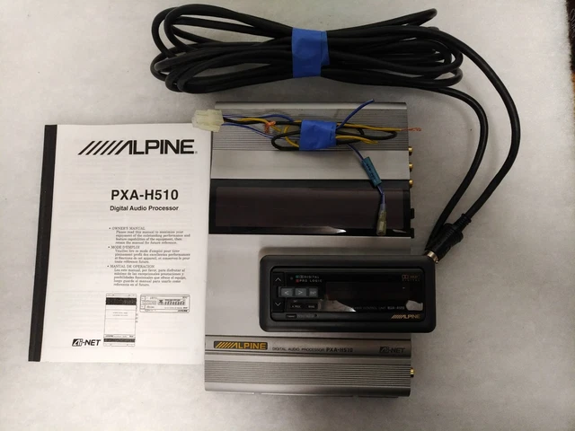 ALPINE PXA-H510 DIGITAL Audio Processor + RUA 4120