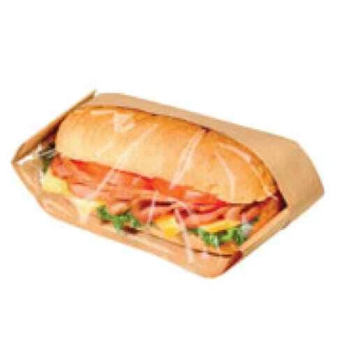 Bagcraft Packaging 300090 X Large Sandwich Bag With Window - 500 / CS