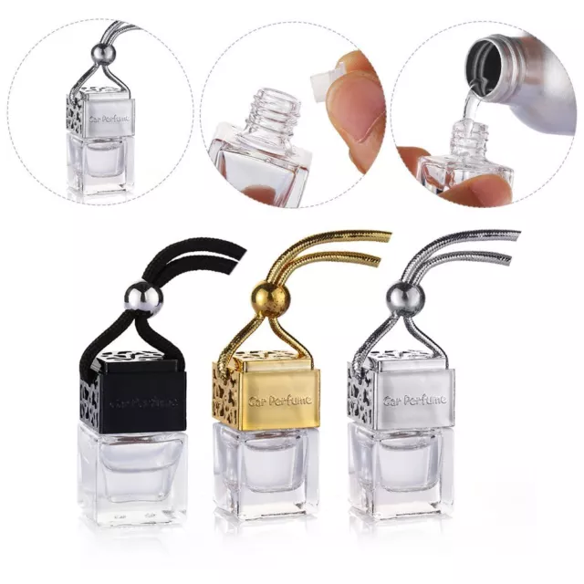 Oils Diffuser Car Perfume Bottle Fragrance Air Fresher Empty Glass Bottles