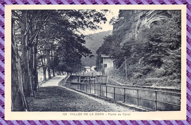 Carte Postale - Vallée de la zorn - partie du Canal