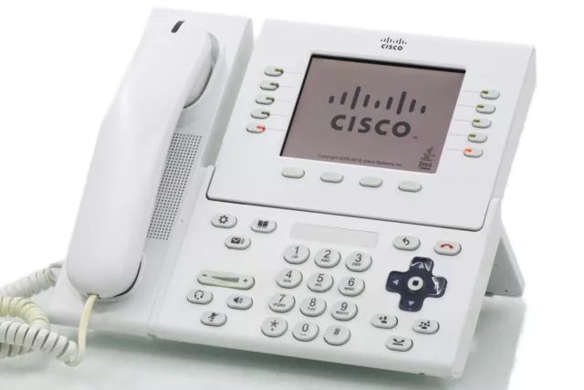 Cisco CP-8961 IP Phone / SIP Systemtelefon - VOIP Telefon - weiss