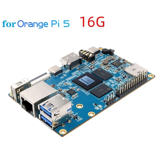 For Orange Pi 5 16GB LPDDR4/4X  RK3588S 8-Core ARM 64 Bit 8K Gigabit WiFi+BF7