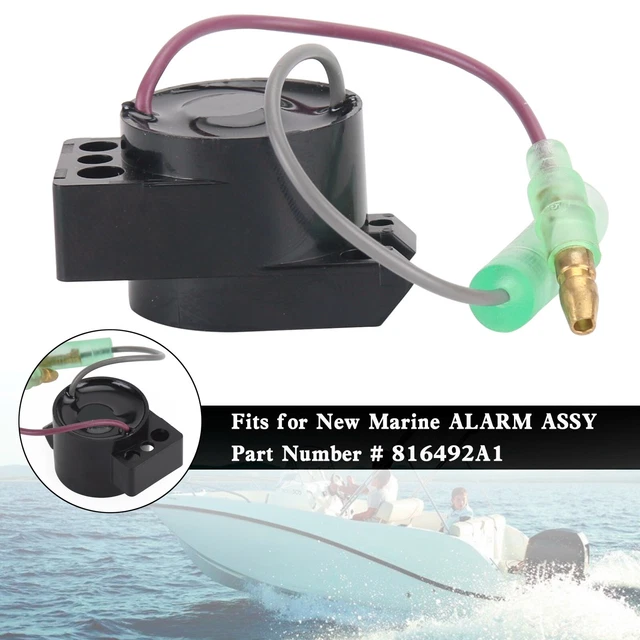 Alarme Avertissement Audio Pour Bateau Hors-bord - Référence 816492A1, ABS, Pour Moteur Marine