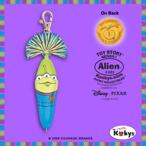 Kooky Klickers Collectible Ball Point Pen Alien Toy Story Disney Pixar Gift Edt.