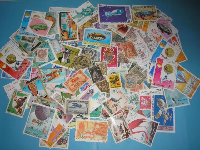 140 Timbres Etrangers Obliteres N° 286