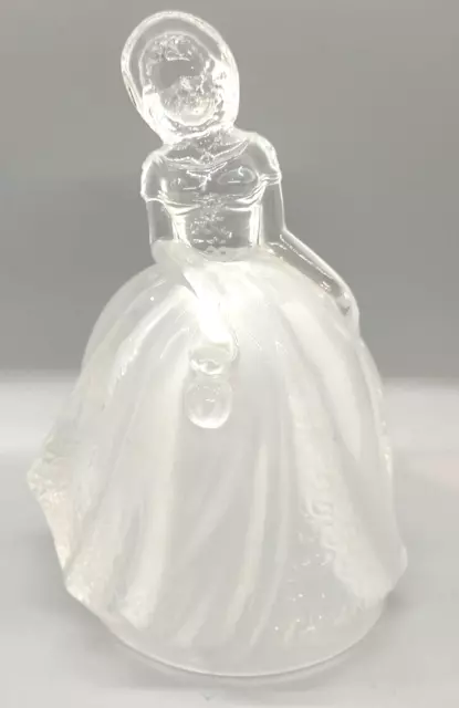 Rare Italian RCR Royal Crystal Rock Glass figurine Chrinolene lady
