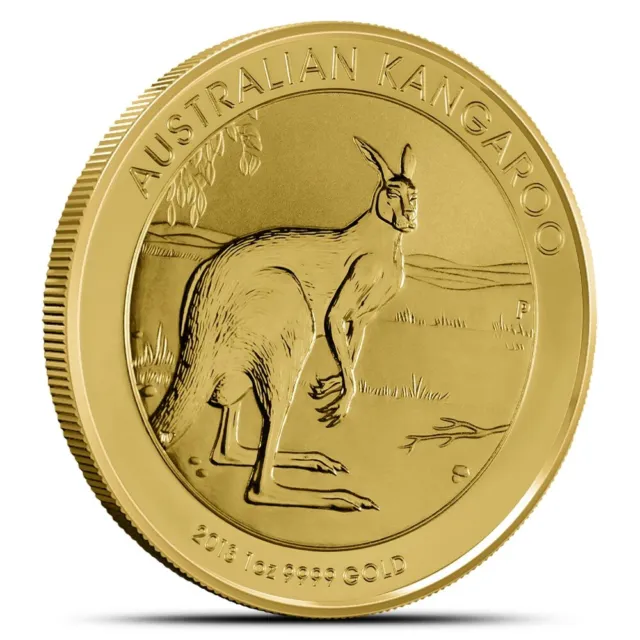 1 oz Australian Gold Kangaroo Coin (Random Year, BU)