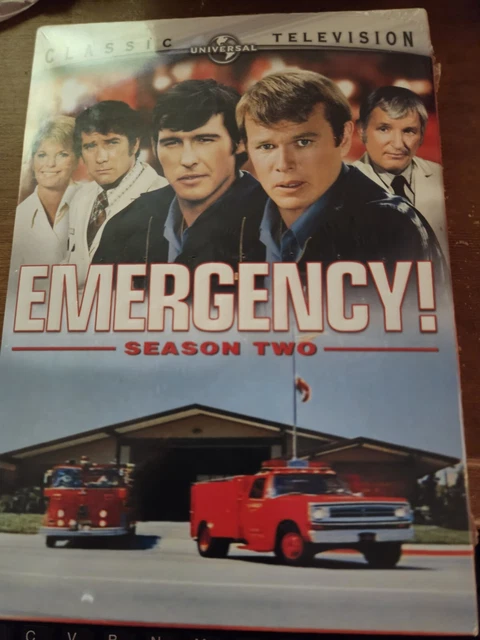 Emergency! Season Two-Kevin Tighe-Randolph Mantooth-DVD SET-SEALED