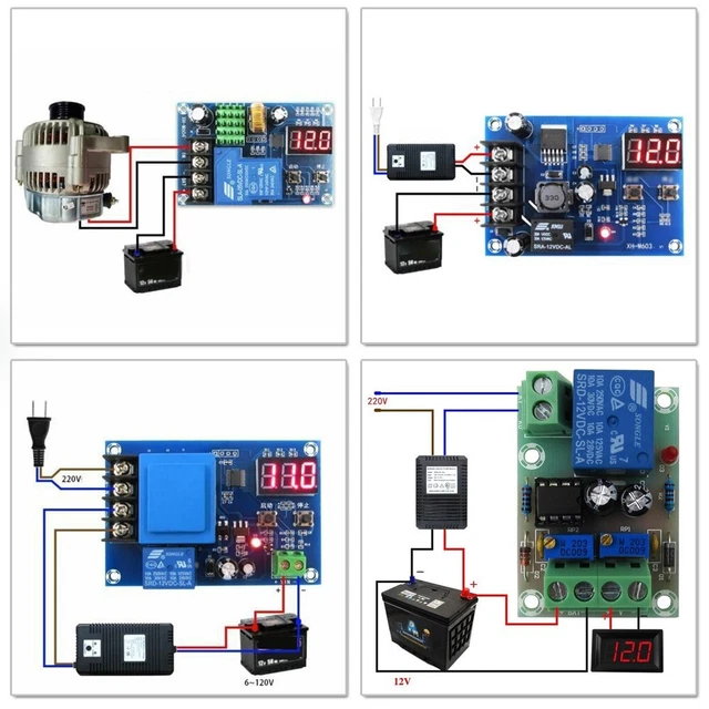 12V/24V,6-60V Battery Charging Control Board Charger Power Supply Switch Module~