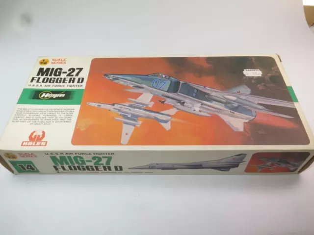 Hasegawa 1/72 Modèle Aircraft Kit MIG-27 Flogger D Soviétique de Combat Scellé