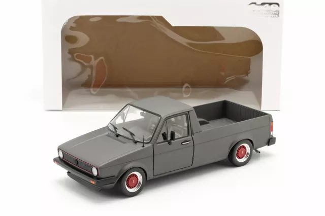 Vw Caddy Mki 1982 Pick Up Matt Grey Solido S1803503 Metal Volkswagen 1/18