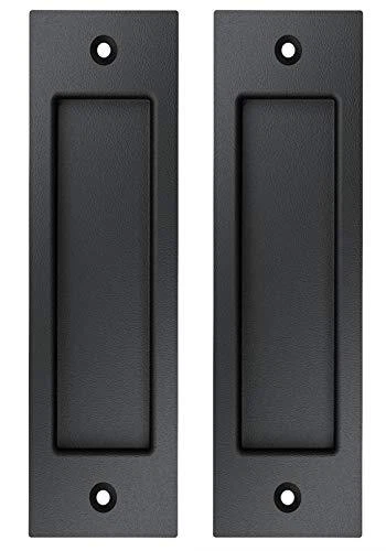 2 Pack 6.5 Flush Pull Handle for Sliding Barn Door and Closet Pocket Doors Rec