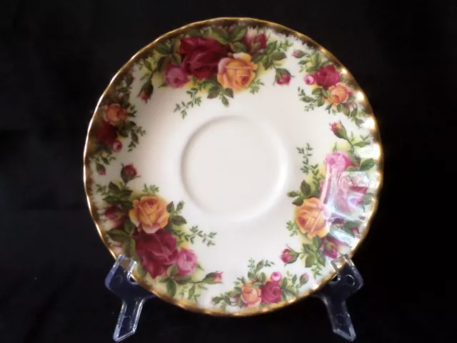 Royal Albert. Old Country Roses. Tea Cup Saucer. (14cm). Made In England.