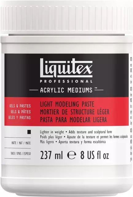Liquitex Professional Lichtmodellierpaste Medium, weiß, 237 ml