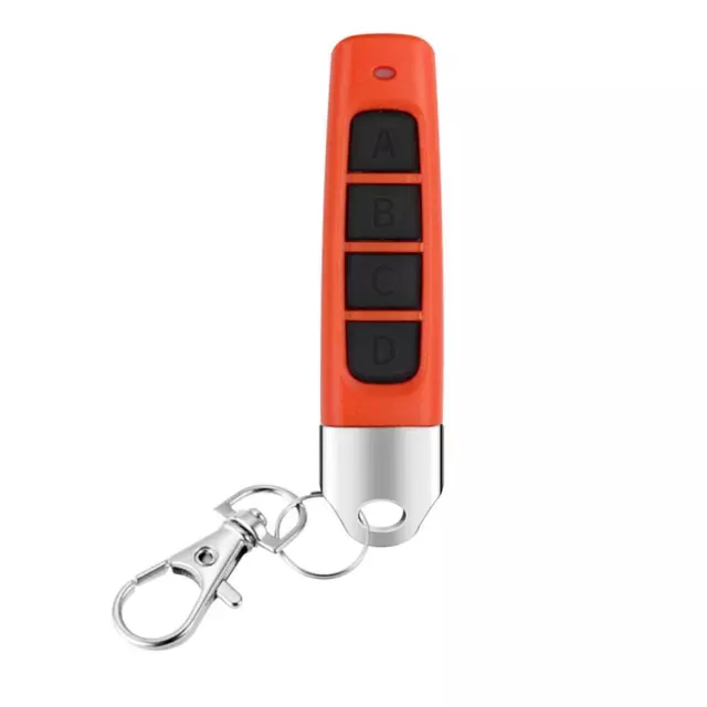 433MHz Cloning Code 4 Keys Garage Gate Door Copy Remote Control (1pc Red)