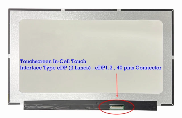 15,6 Zoll FHD BLENDUNG IN-CELL TOUCHSCREEN DISPLAY INNOLUX N156HCN-EBA REV.C1 3