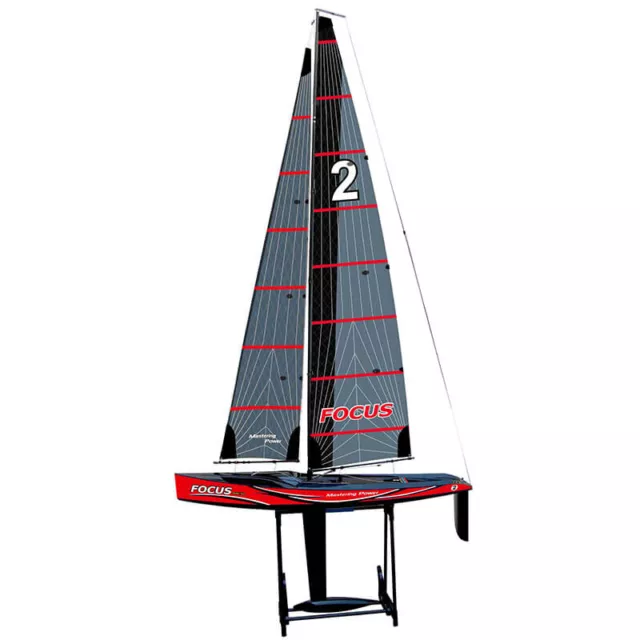 Joysway Focus V3 One Metre Sailboat Rtr Red Jy8812V3