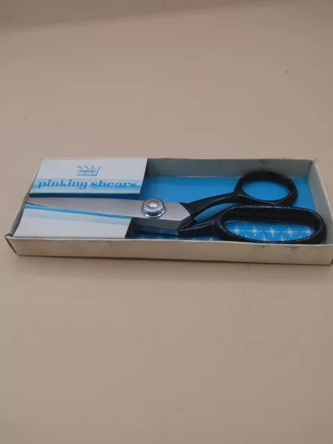 EUC in the Box Imperial International Vintage Pinking Shears 7"