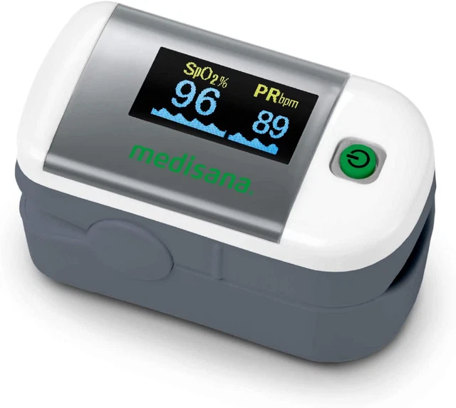 Medisana PM 100 Pulsoximeter, Messung Der Sauerstoffsättigung Im Blut, Fingerpul