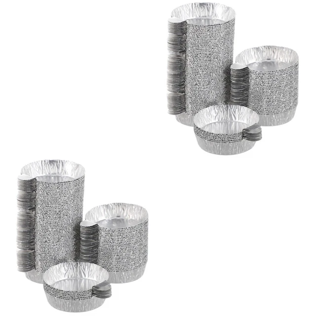 50pcs Portable Reusable Weigh Boats Laboratory Equipment Aluminum Foil Pans