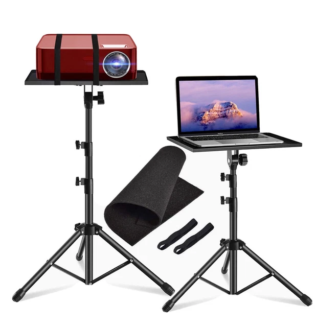 PORTABLE TRIPOD STAND With Tray For Projector/Laptop/Camera, Adjustable