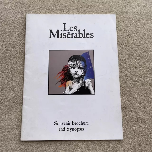 Les Miserables 1992 Theatre Souvenir Brochure (box a6)