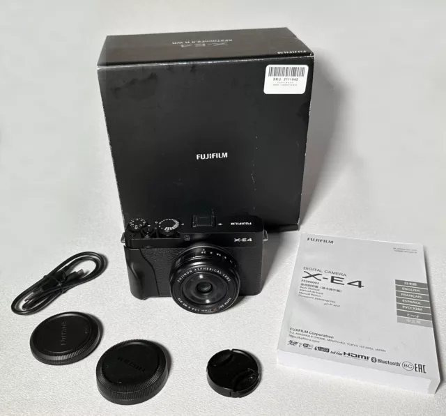 Fujifilm X-E4 XF27mmF2.8 Kit - Black