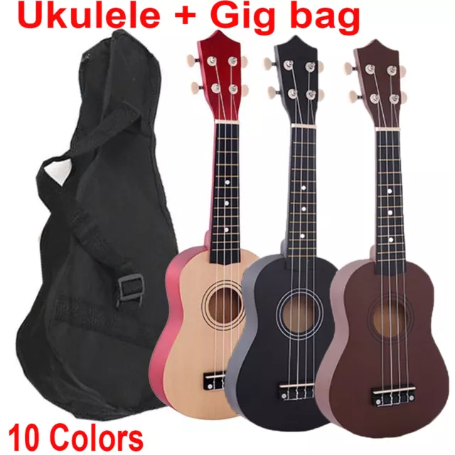 21" Ukulele Guitar 4 String Beginners Musical Instrument for Kids or Adults