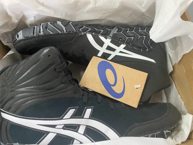 ASICS AGGRESSOR 2 Wrestling Shoes Blue/Gray Mens Sz 9.5 