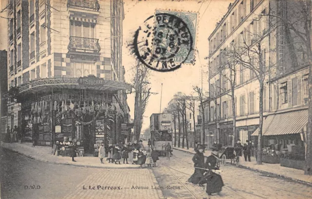 Cpa 94 Le Perreux Avenue Ledru Rollin (Tramway
