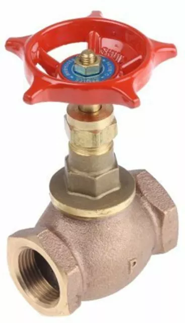 Valve globe bronze Pegler Yorkshire 110008, 3/4 pouces BSPT 32 bar