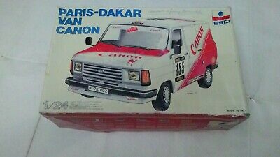 Kit ESCi Ford Transit 1:24 Paris Dakar Van Canon