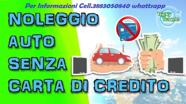 noleggioautofurgoni senza carta di credito
