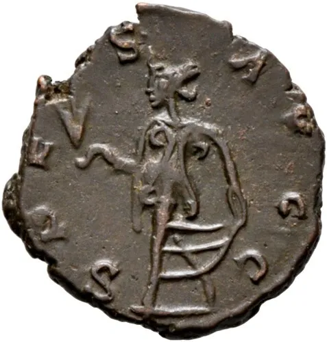 Tetricus II (273 AD) AE Antoninianus. Trier Mint Spes #CX 11807
