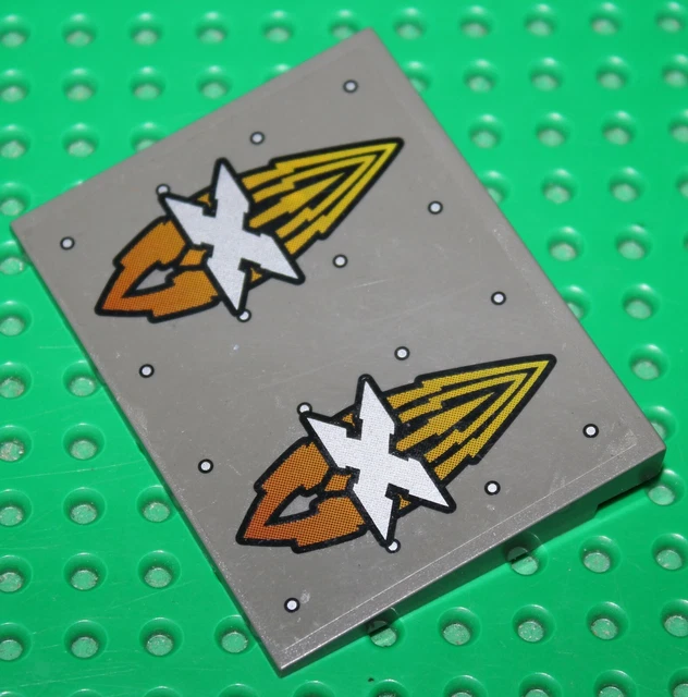 Lego Dark Gray Slope 10 6x8 + sticker ref 4515/set 6737 Wake Rider