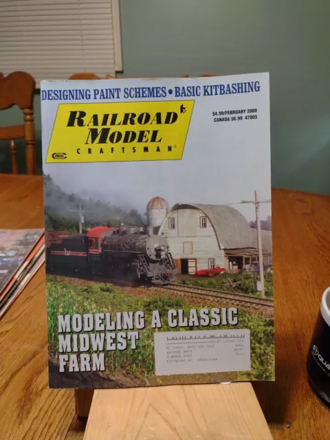 Railroad Model Craftsman Magazine: February 2008.  (RRR19).