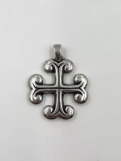 James Avery RARE Sterling Silver 925 Maltese Cross Pendant Wonderful Piece!