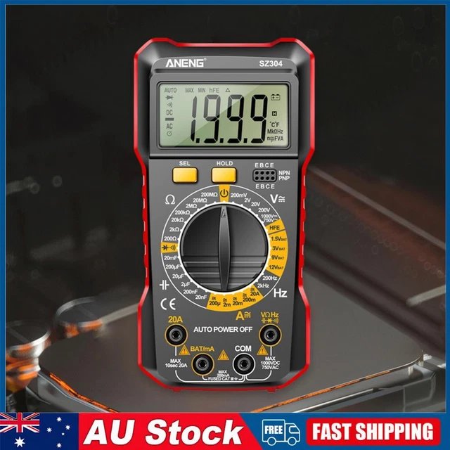 Handheld NCV Multimeter Digital Multimeter AC/DC Voltage Tester Electrical Tools