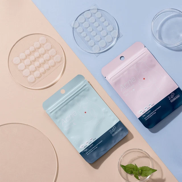 Parche portátil para uso diurno y nocturno AcnePatch invisible para limpieza del acné