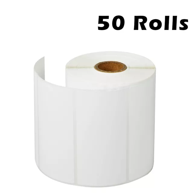 50 Rolls 4X2 Direct Thermal 37500 Labels For Zebra 2844 Eltron Rollo Printer