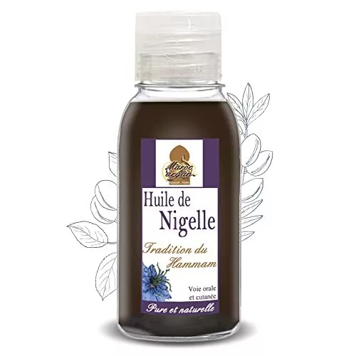 Maroc Argan Huile de Nigelle Traditionnelle du Maroc 100% Naturelle 1 Unité