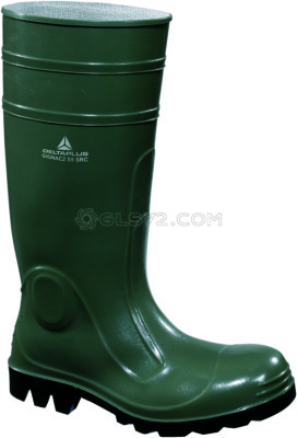 TTI401 VERDE 43 116464 Stivale Impermeabile in Gomma di PVC Verde al Ginocchio A 