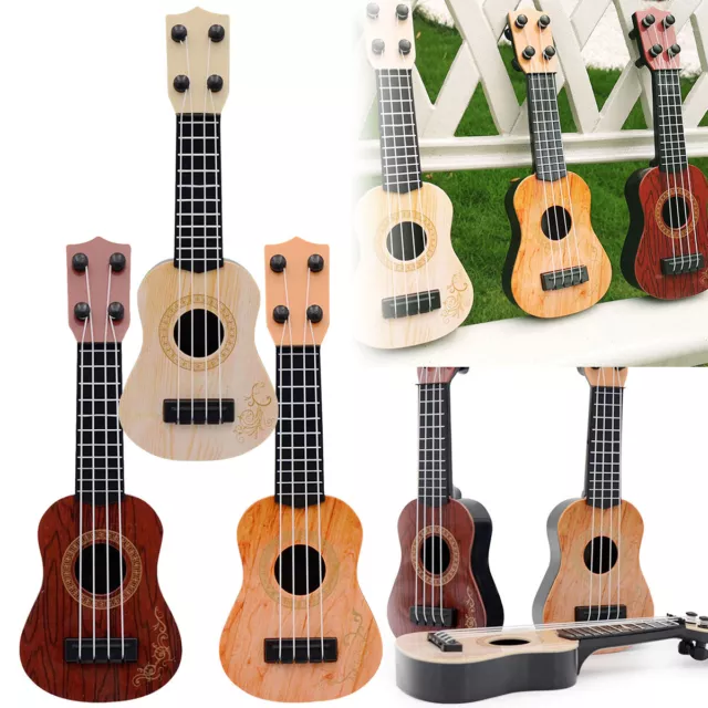 Kids Ukulele Toy Beginners 4 String Mini Guitar Children Musical Instrument Gift