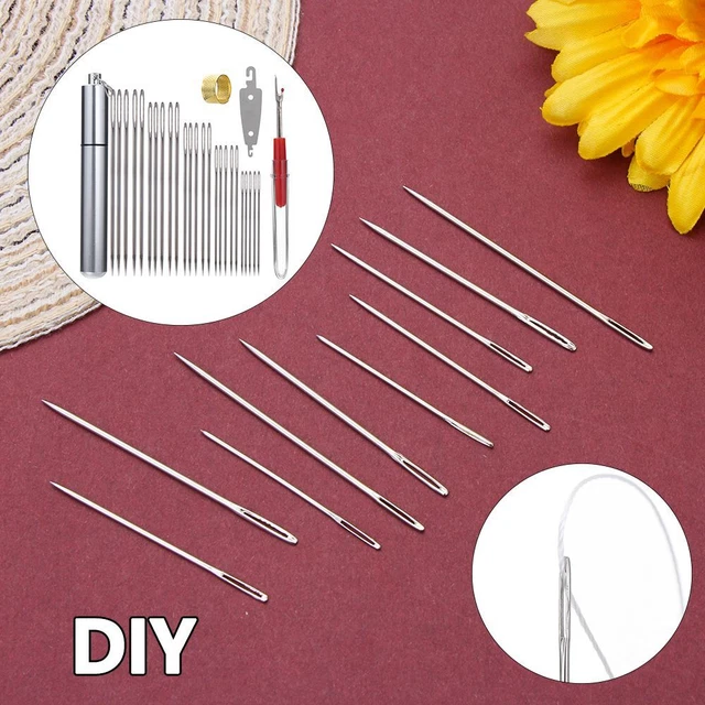 Kreuz Stich Handwerk heilen Näh Pins Kit Hand Nähende Nadel Große Nadeln