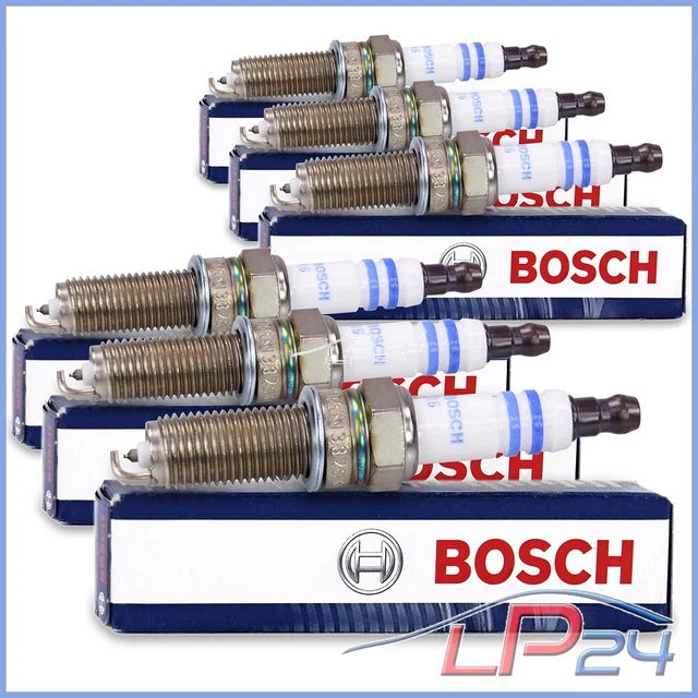 Lot De 6 Bougies D'allumage BOSCH Pour Mercedes S-Klasse W140, 300 SL R129, 320 | Réf. 0242235666 | Neuf