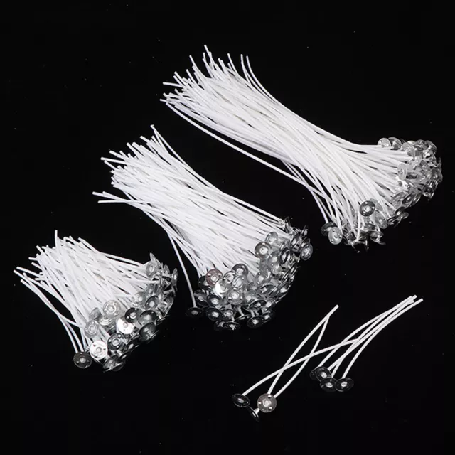 100PCS Candle Wicks Pre-waxed Wicks DIY Candle Making Cotton Candle W~m'