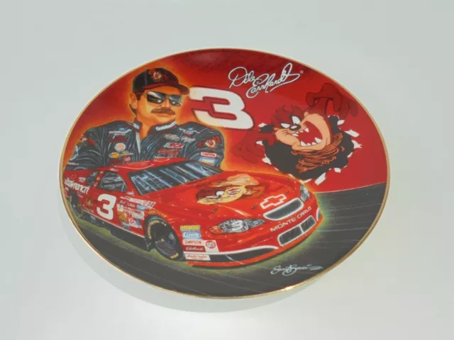 Dale Earnhardt #3 TAZ HOT PROPERTY 2000 Motorsport Sam Bass Collectible Plate MT 3