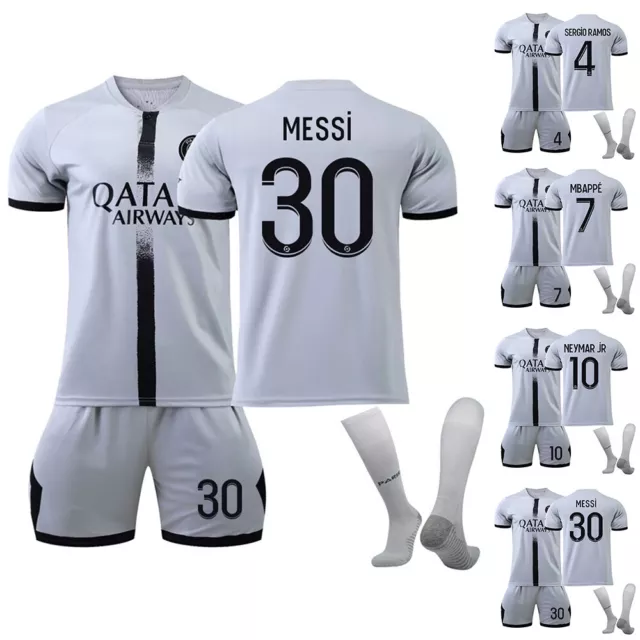 Kids Football Kits Boys Soccer Jersey Training Suit Sportswear Costume Clothes